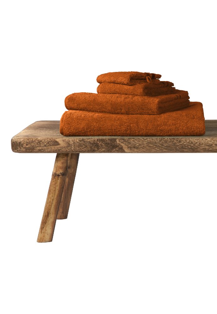 Schiesser Duschtuch 70x140 cm Rost - SCHIESSER Home, Größe 70*140, 100 % Baumwolle