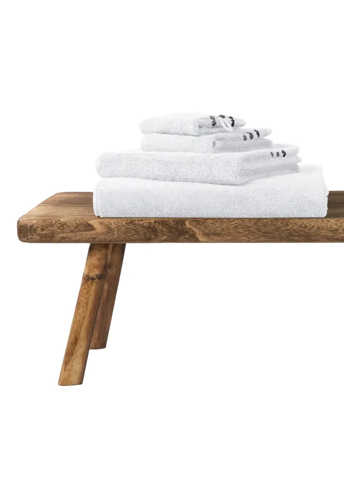 Schiesser Duschtuch 70x140 cm Weiss - SCHIESSER Home, Größe 70*140, 100 % Baumwolle