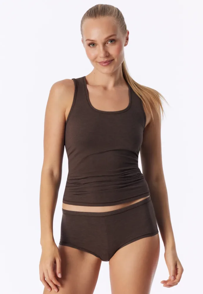 Schiesser Panty Braun - Personal Fit für Damen, Größe 38, 55 % Viskose, 25 % Polyester, 20 % Elasthan