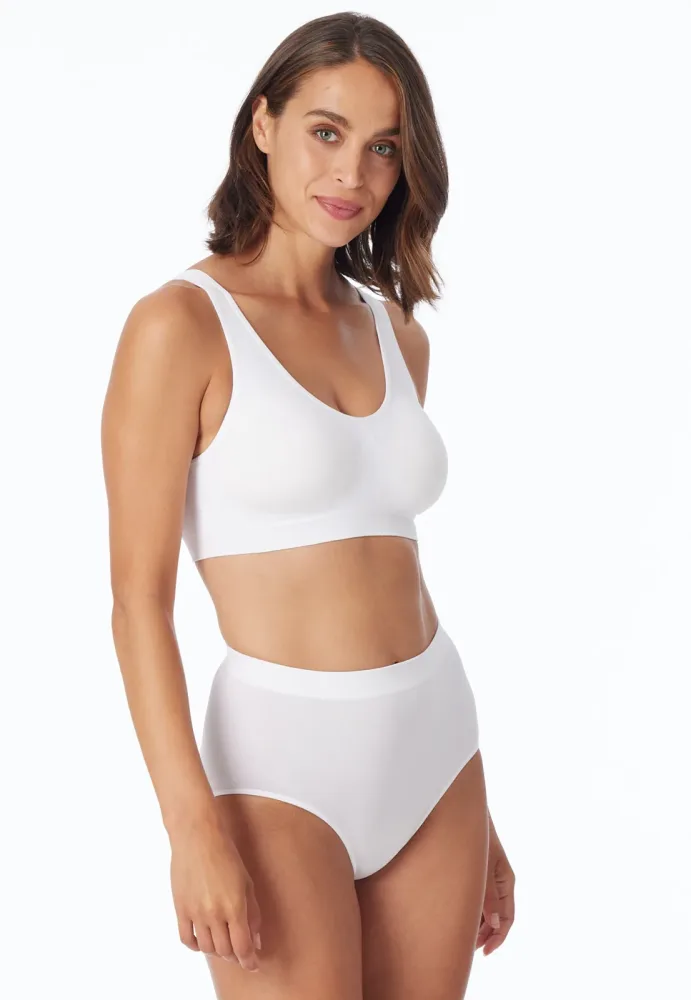 Schiesser - Classic Seamless Bustier, für Damen, Weiss, Größe XXL