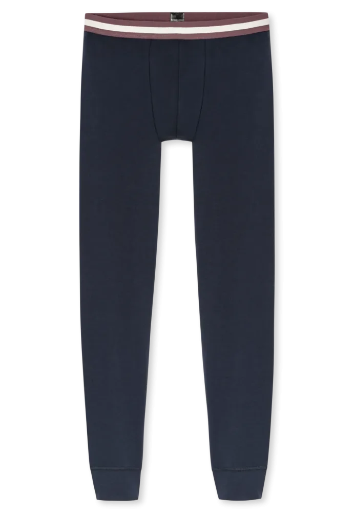 Schiesser Unterhose lang Dunkelblau - 95/5 für Jungen, Größe M, 95 % Baumwolle, 5 % Elasthan