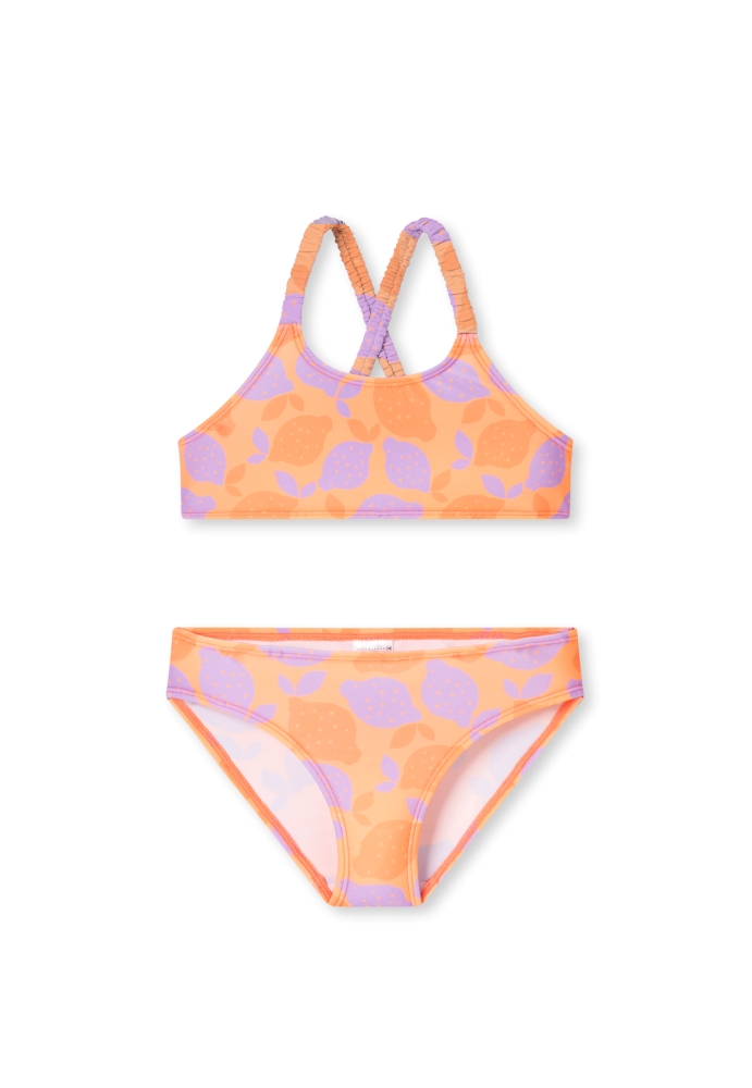 Schiesser Bikini Bunt gemustert - Aqua für Mädchen, Größe 8Y, 82 % Polyamid, 18 % Elasthan