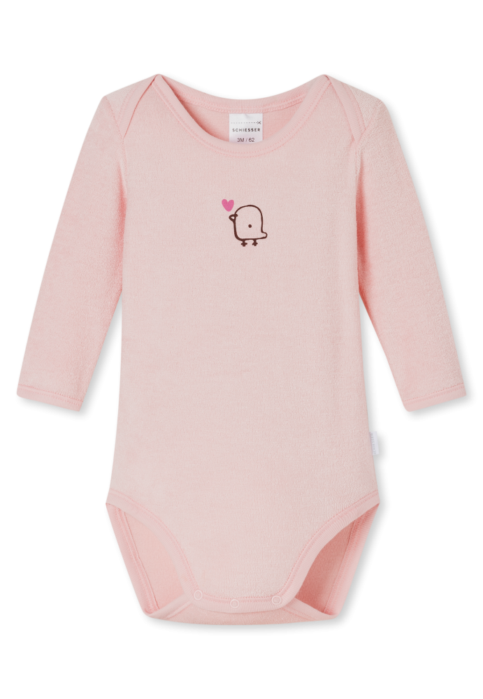 Schiesser Body Frottee Rosa - Baby, Größe 4Y, 65 % Baumwolle, 35 % Modal