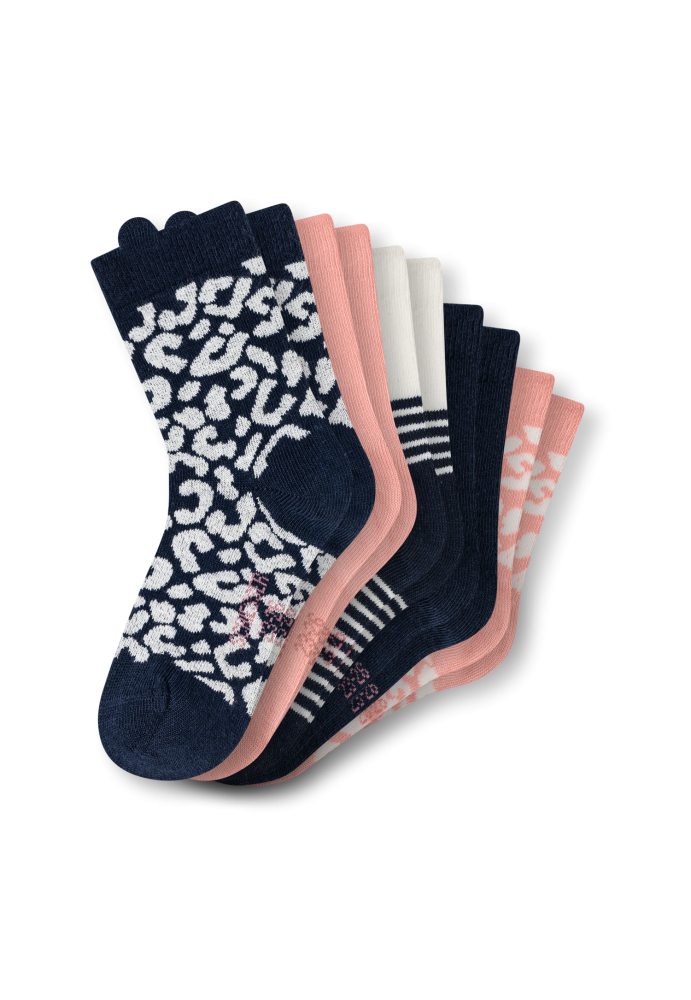 Schiesser Socken Mädchen 5er-Pack Bunt - Legwear Kids für Mädchen, Größe 6Y, 75 % Baumwolle, 24 % Polyamid, 1 % Elasthan