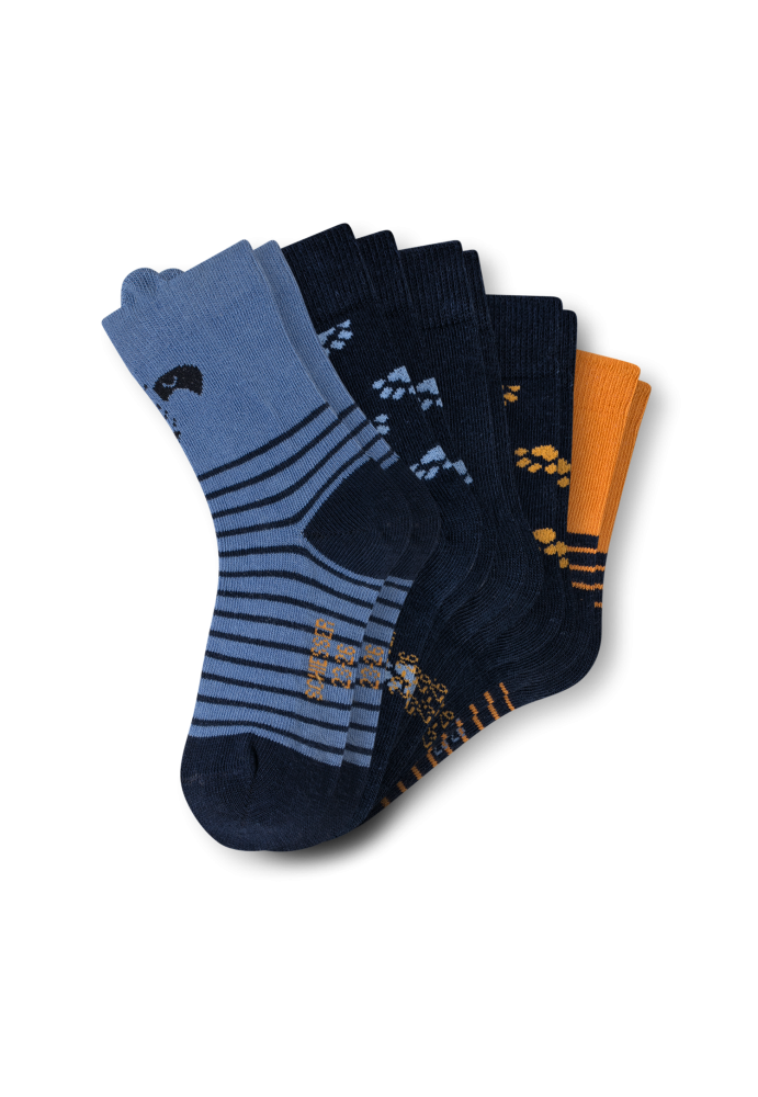 Schiesser Socken Jungen 5er-Pack Bunt - Legwear Kids für Jungen, Größe 2Y, 75 % Baumwolle, 24 % Polyamid, 1 % Elasthan