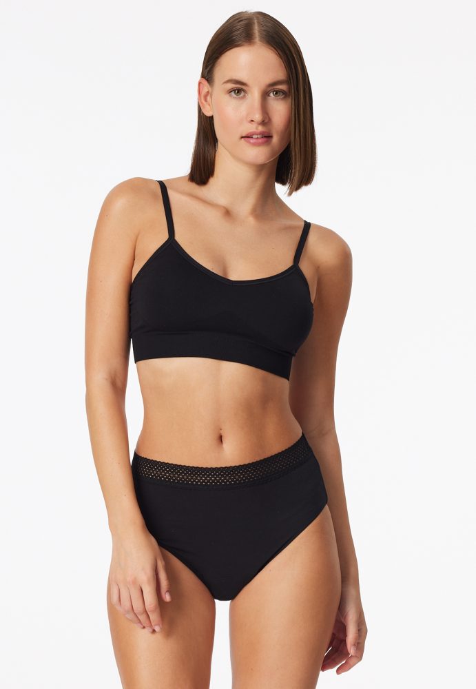 Schiesser - Periodenslip, für Damen, Black, Größe 36
