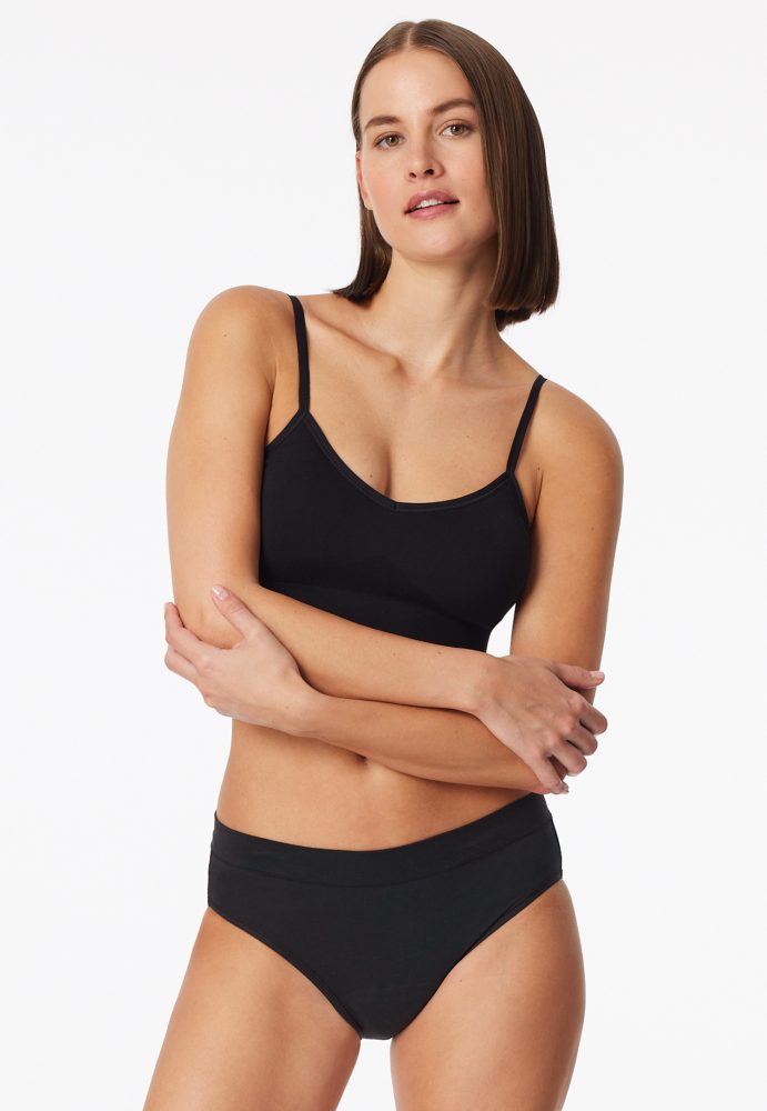 Schiesser - Periodenslip, für Damen, Black, Größe 42