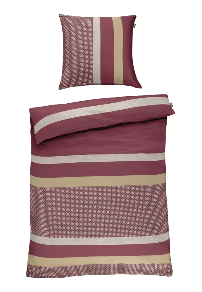 Schiesser Bettwäscheset 2-teilig Bunt gemustert - SCHIESSER Home, Größe 135*200, 100 % Baumwolle