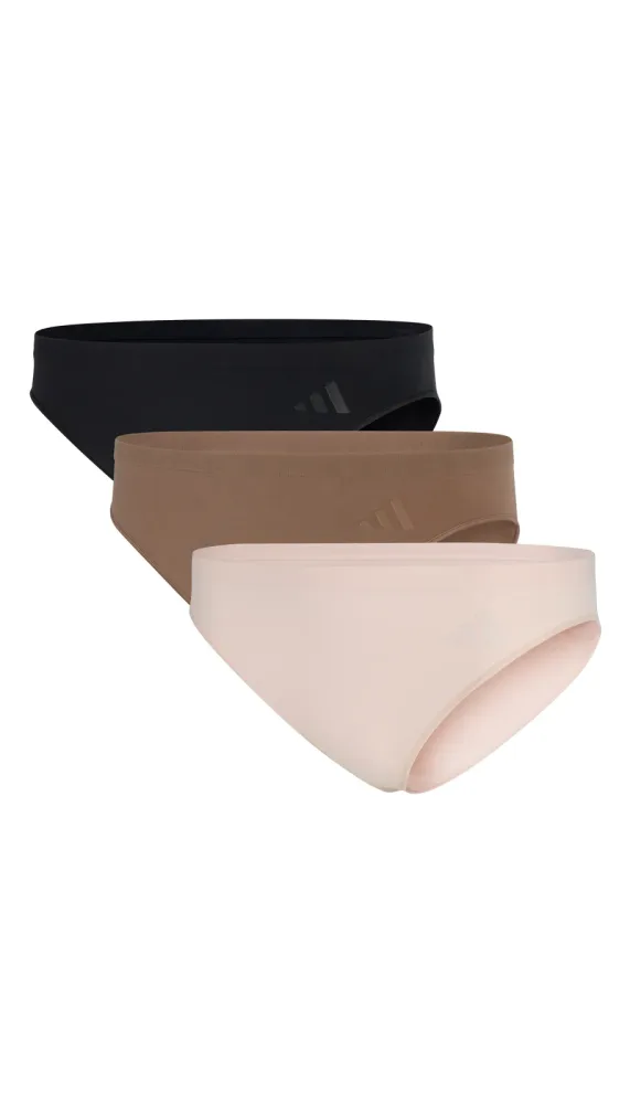 Schiesser Slip 3er-Pack Bunt - ADIDAS für Damen, Größe XS, 87 % Polyamid, 13 % Elasthan