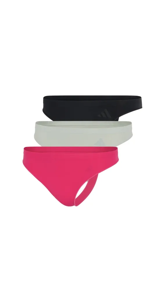 Schiesser String Seamless 3er-Pack Bunt - ADIDAS für Damen, Größe S, 87 % Polyamid, 13 % Elasthan