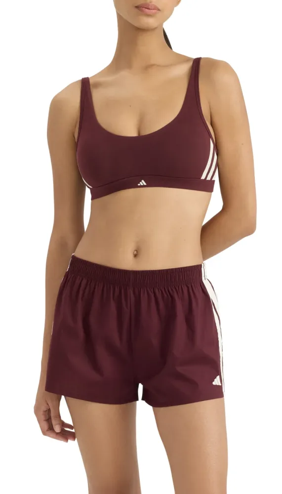 Schiesser Soft-BH Bordeaux - ADIDAS für Damen, Größe S, 95 % Baumwolle, 5 % Elasthan