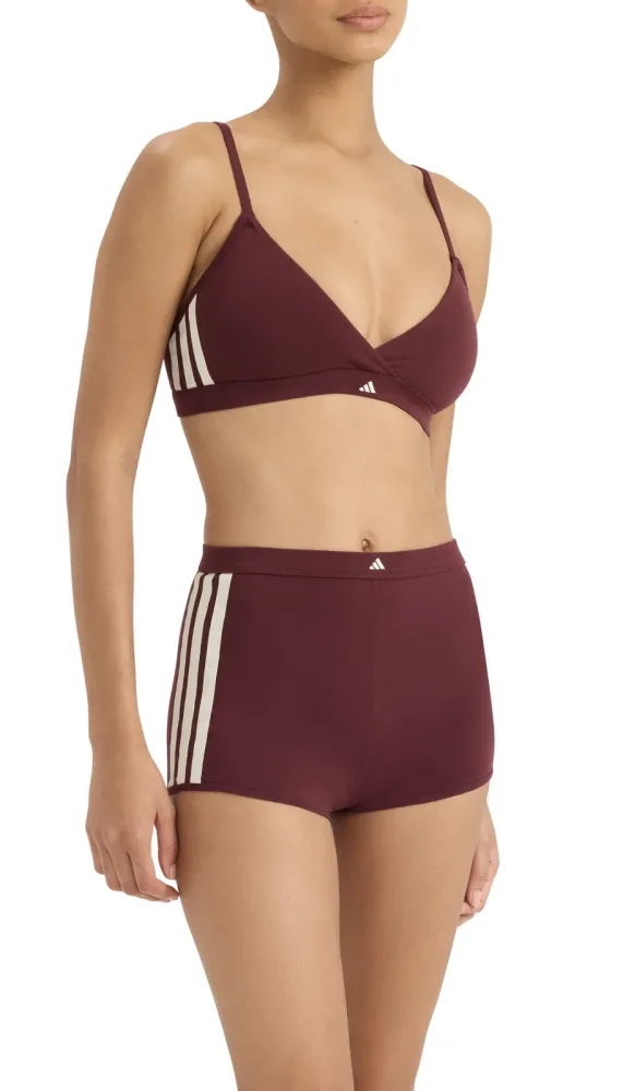 Schiesser Panty Bordeaux - ADIDAS für Damen, Größe M, 95 % Baumwolle, 5 % Elasthan