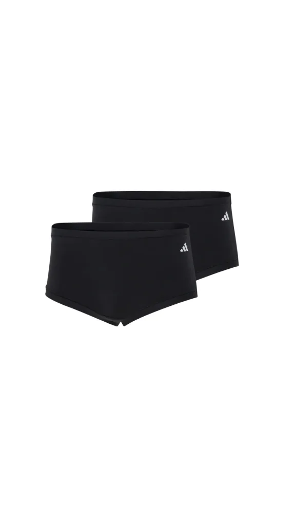 Schiesser Panty 2er-Pack Schwarz - ADIDAS für Damen, Größe S, 5 % Elasthan, 48 % Modal, 47 % Baumwolle