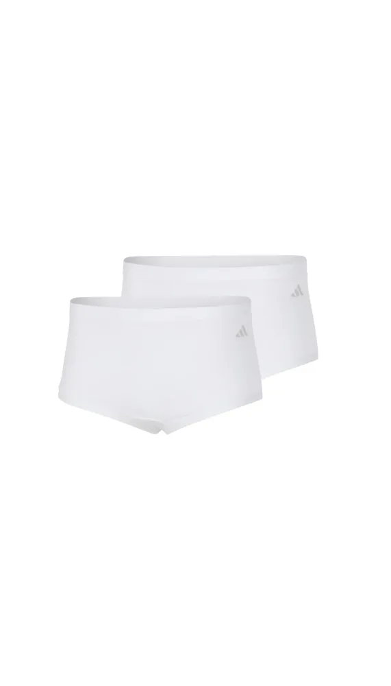 Schiesser Panty 2er-Pack Weiss - ADIDAS für Damen, Größe S, 5 % Elasthan, 48 % Modal, 47 % Baumwolle