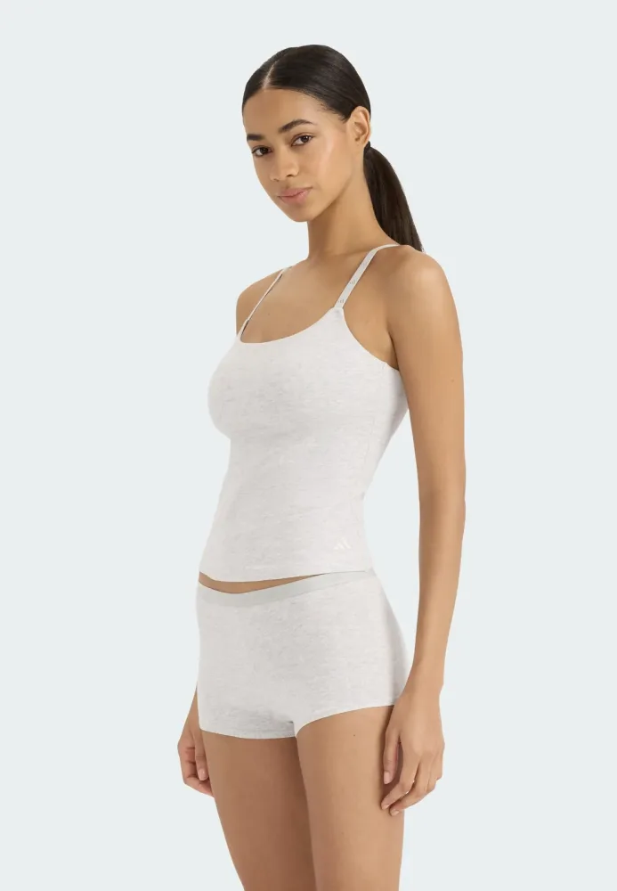 Schiesser Shorts Weiss - ADIDAS für Damen, Größe M, 95 % Baumwolle, 5 % Elasthan