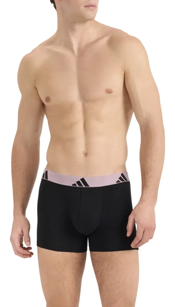 Schiesser Enge Boxershorts 5er-Pack Schwarz - ADIDAS für Herren, Größe M, 95 % Baumwolle, 5 % Elasthan