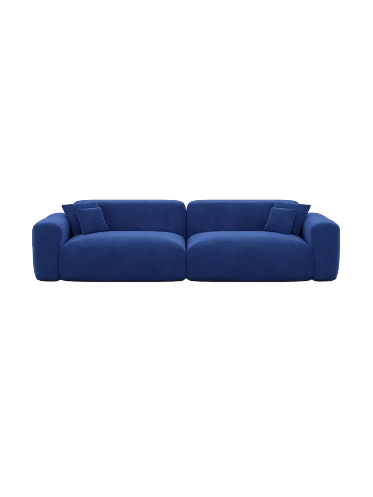 3-Sitzer Design Sofa „Aras“ mit Samtbezug Samtbezug Petrol dunkel BLOOMINGLOFT Collection