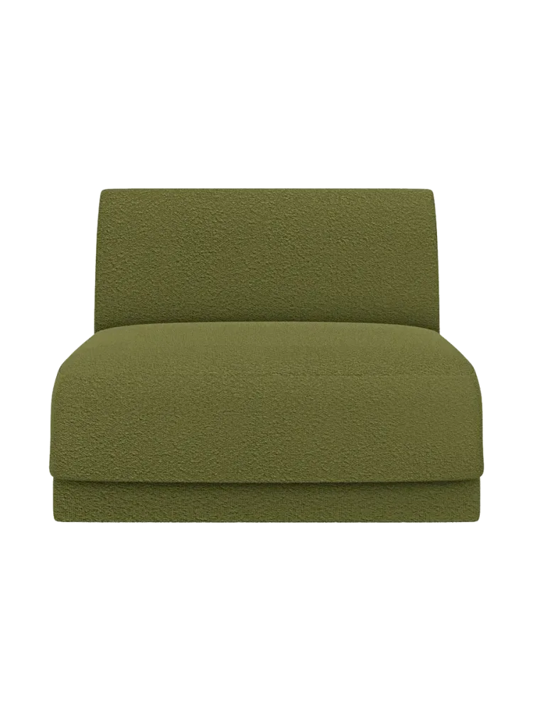 Modulares Mittelelement „Miley“ - Samtbezug Chosen by Bloomingloft