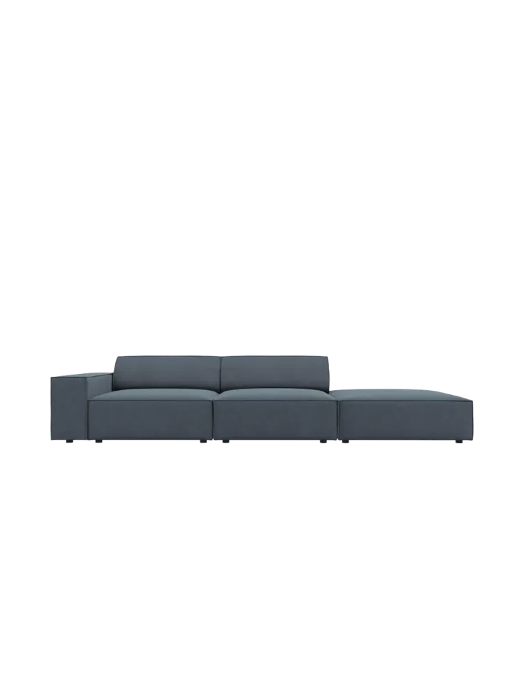 3-Sitzer Design Sofa „Jodie“ mit Ottomane Chosen by Bloomingloft