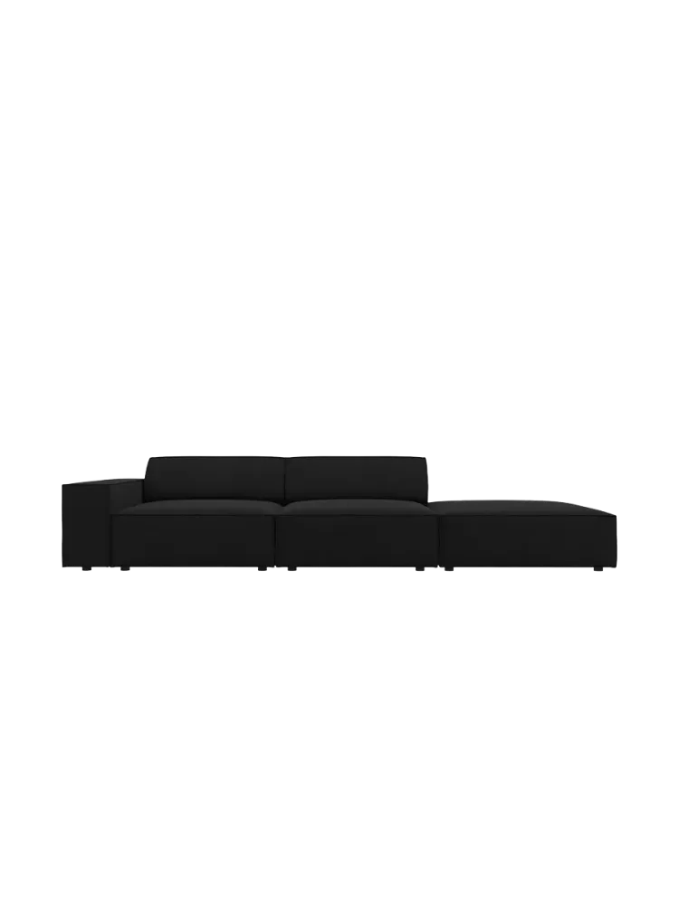 3-Sitzer Design Sofa „Jodie“ mit Ottomane Chosen by Bloomingloft