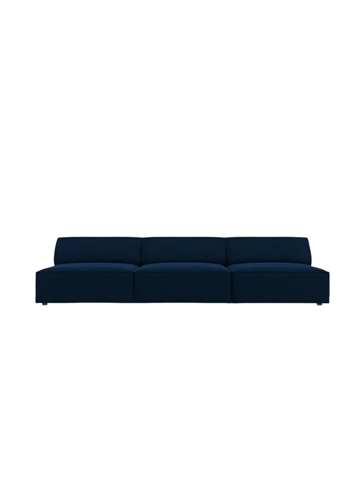3-Sitzer Design Sofa „Jodie“ ohne Armlehnen Chosen by Bloomingloft