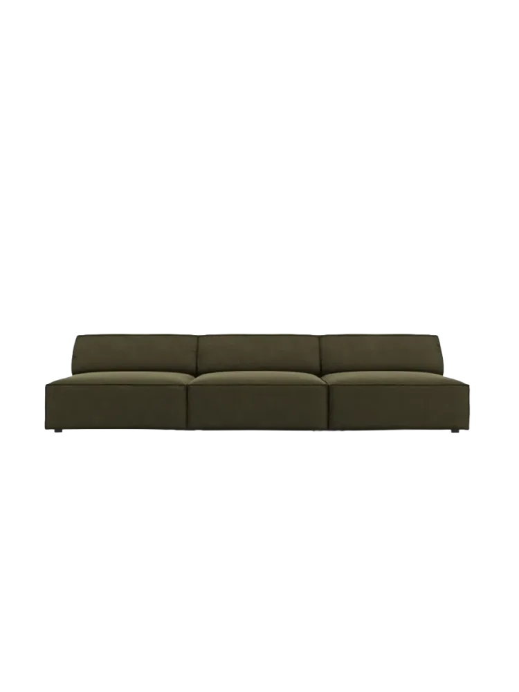 3-Sitzer Design Sofa „Jodie“ ohne Armlehnen Chosen by Bloomingloft