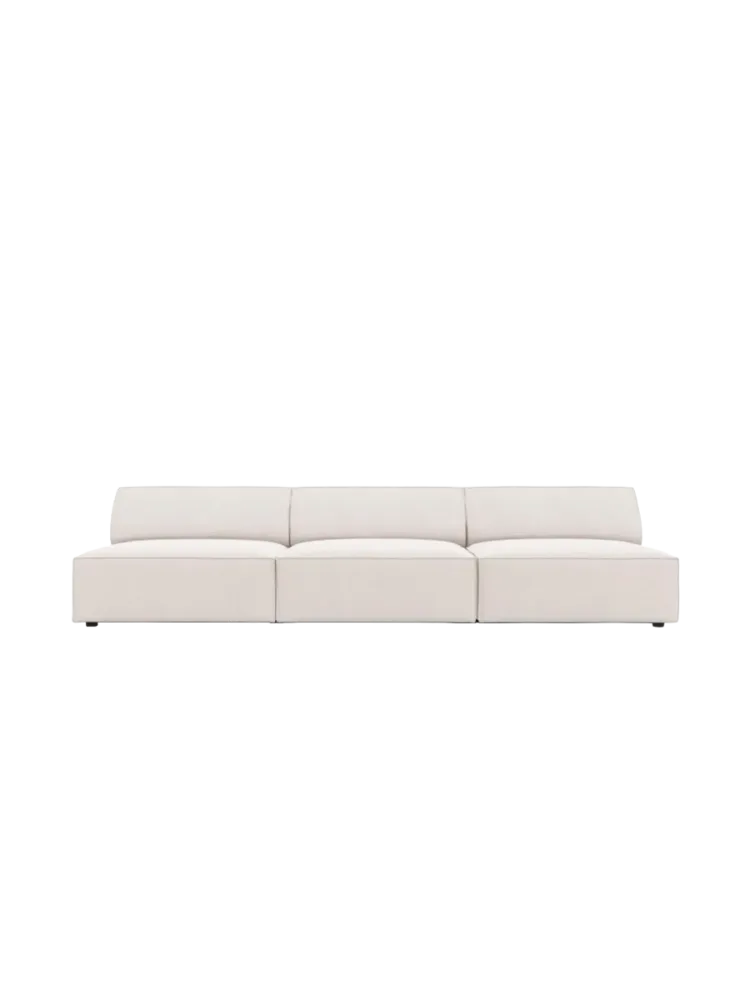 3-Sitzer Design Sofa „Jodie“ ohne Armlehnen Chosen by Bloomingloft