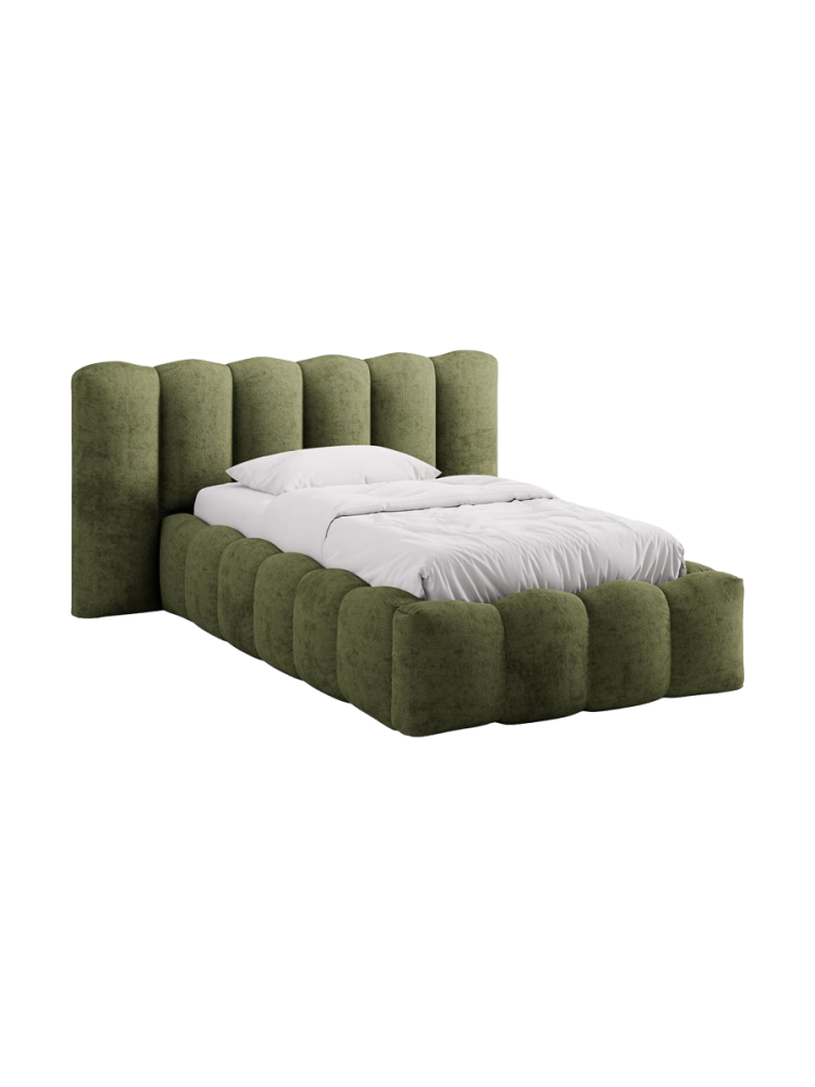Design Einzel-Polsterbett „Lupine“ mit Ablagefach Chosen by Bloomingloft