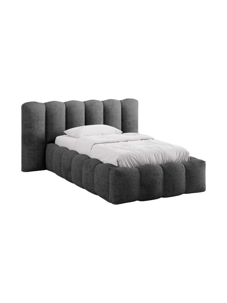 Design Einzel-Polsterbett „Lupine“ mit Ablagefach Chosen by Bloomingloft