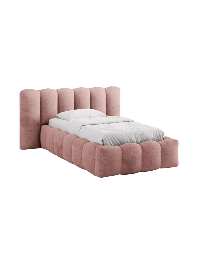Design Einzel-Polsterbett „Lupine“ mit Ablagefach Chosen by Bloomingloft