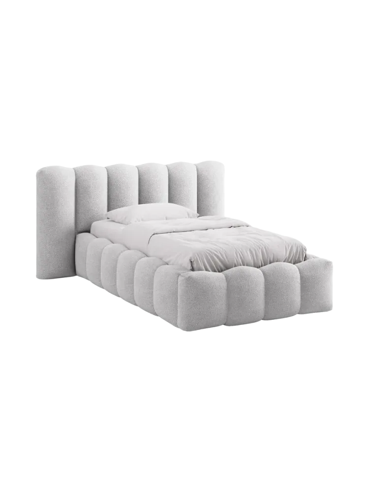 Design Einzel-Polsterbett „Lupine“ mit Ablagefach Chosen by Bloomingloft