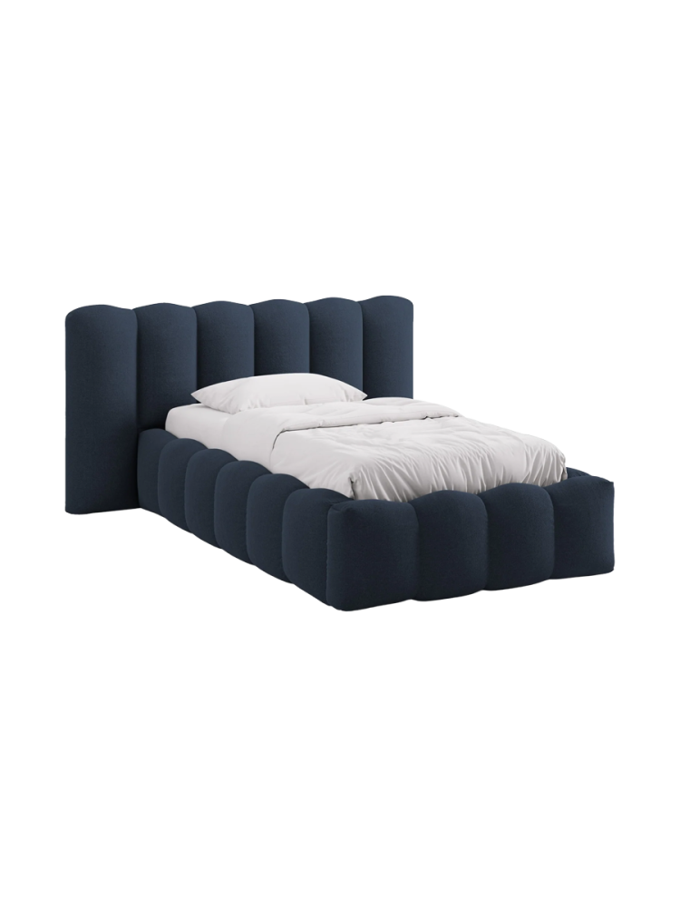 Design Einzel-Polsterbett „Lupine“ mit Ablagefach Chosen by Bloomingloft