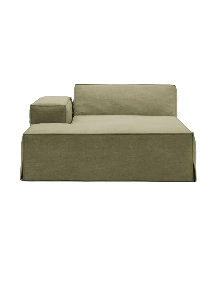 Modulare Design Chaiselongue „Jodie“ mit abnehmbaren Bezug Chosen by Bloomingloft