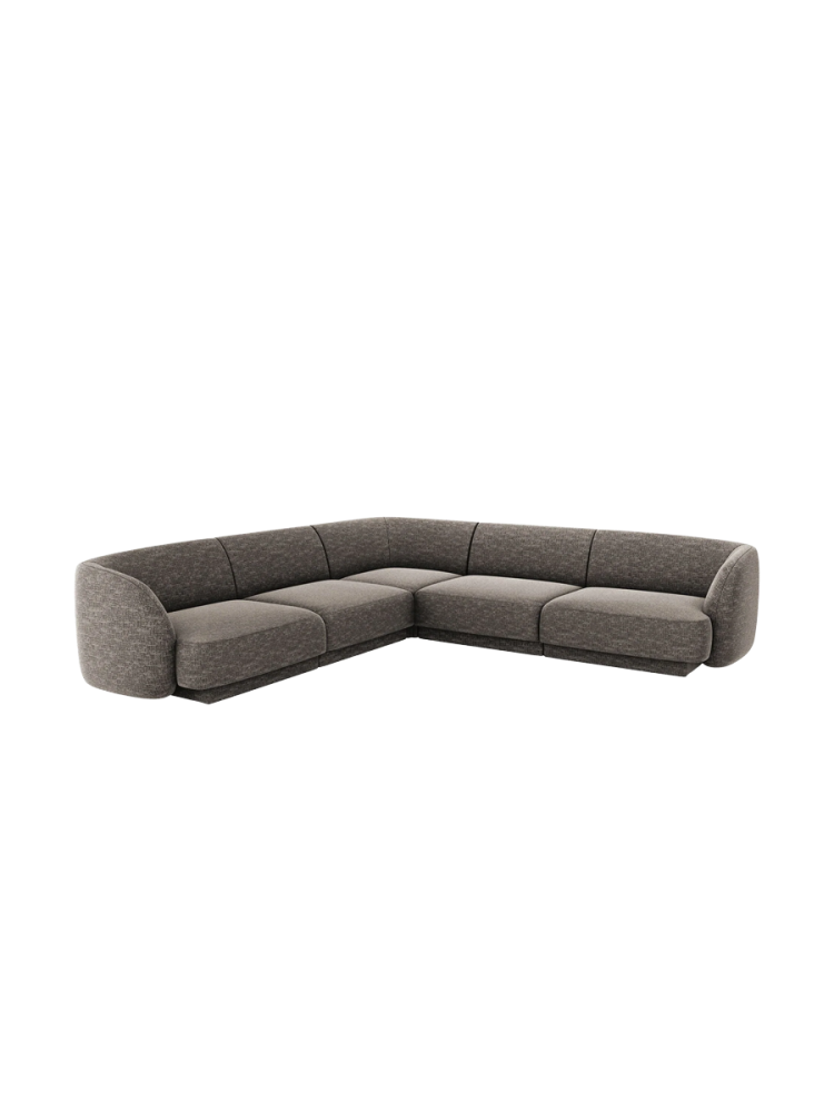 Modulares Design Ecksofa „Miley“ (5-Sitzer) Chosen by Bloomingloft
