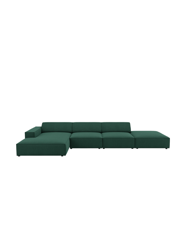 5-Sitzer Design Ecksofa „Jodie“ mit Ottomane Chosen by Bloomingloft