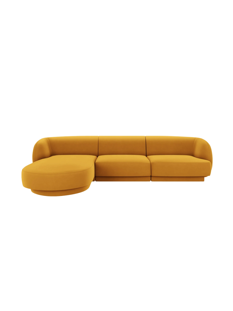 Modulares Design Ecksofa „Miley“ (4-Sitzer) Chosen by Bloomingloft