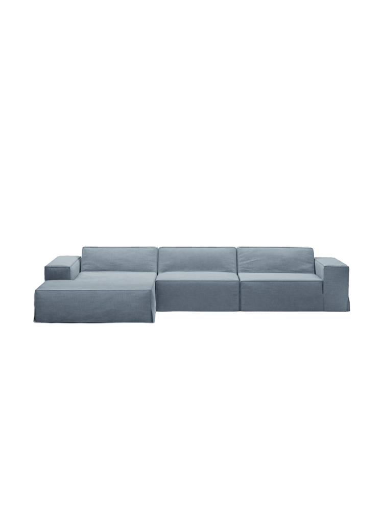 4-Sitzer Design Sofa „Jodie“ mit abnehmbaren Bezug Chosen by Bloomingloft