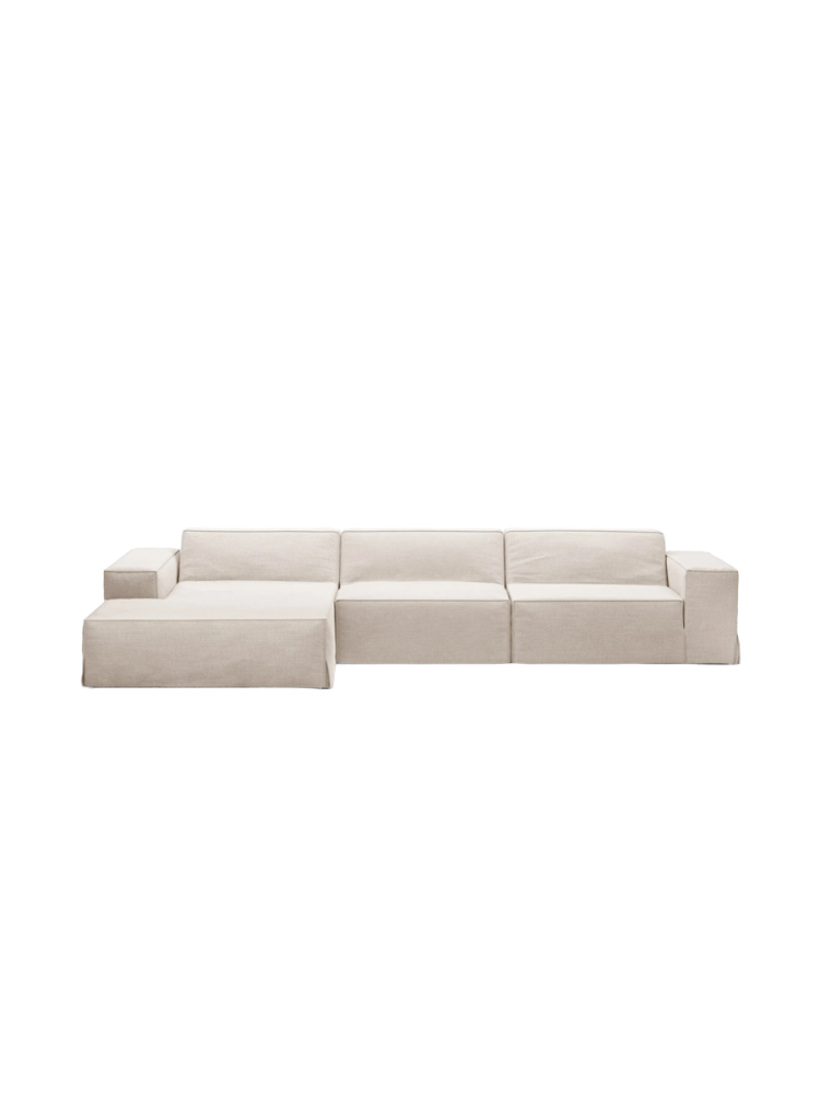 4-Sitzer Design Sofa „Jodie“ mit abnehmbaren Bezug Chosen by Bloomingloft