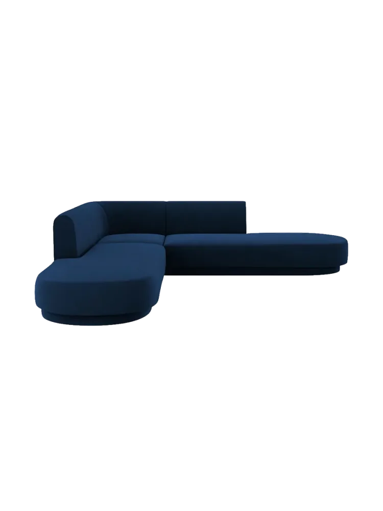 Modulares Design Ecksofa mit Ottomane „Miley“ (5-Sitzer) Chosen by Bloomingloft