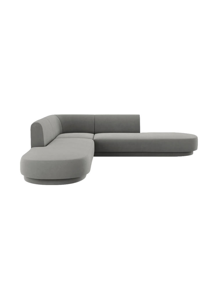 Modulares Design Ecksofa mit Ottomane „Miley“ (5-Sitzer) Chosen by Bloomingloft