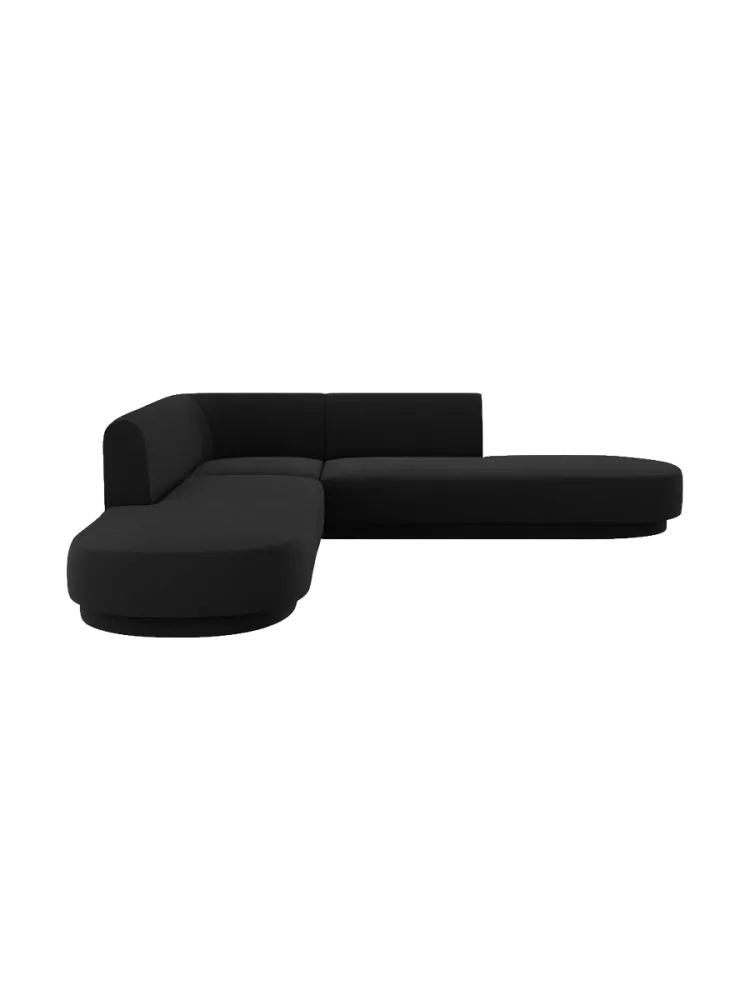 Modulares Design Ecksofa mit Ottomane „Miley“ (5-Sitzer) Chosen by Bloomingloft