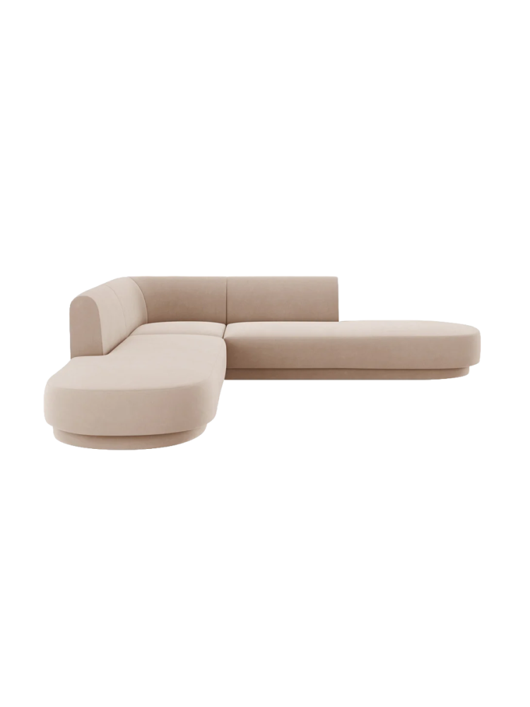 Modulares Design Ecksofa mit Ottomane „Miley“ (5-Sitzer) Chosen by Bloomingloft