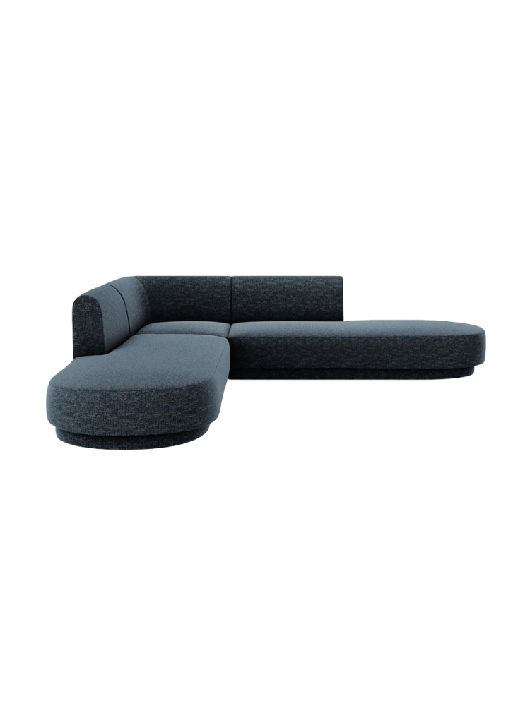 Modulares Design Ecksofa mit Ottomane „Miley“ (5-Sitzer) Chosen by Bloomingloft