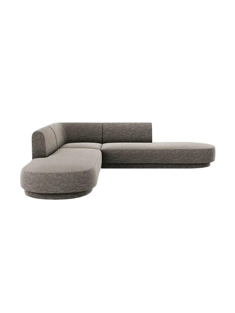 Modulares Design Ecksofa mit Ottomane „Miley“ (5-Sitzer) Chosen by Bloomingloft