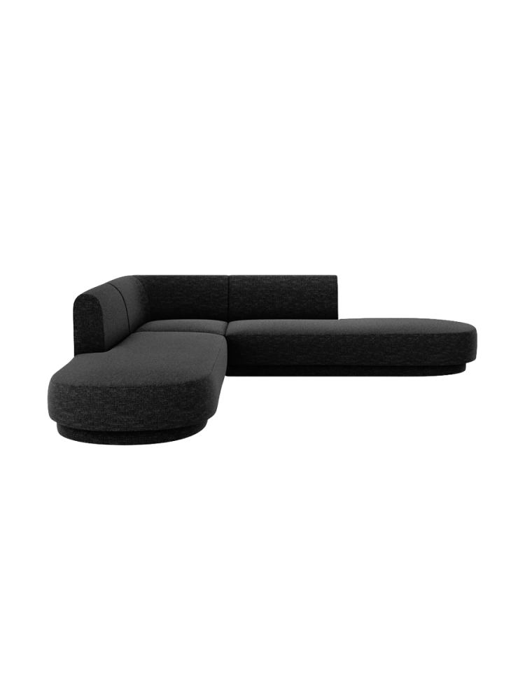 Modulares Design Ecksofa mit Ottomane „Miley“ (5-Sitzer) Chosen by Bloomingloft