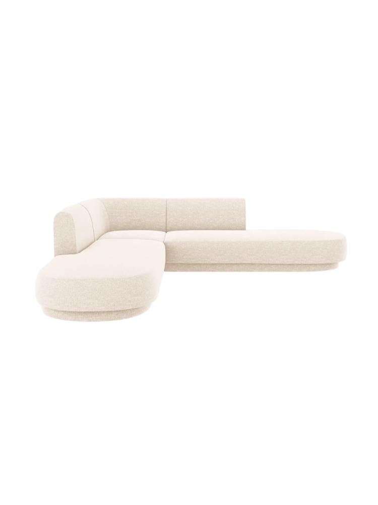 Modulares Design Ecksofa mit Ottomane „Miley“ (5-Sitzer) Chosen by Bloomingloft