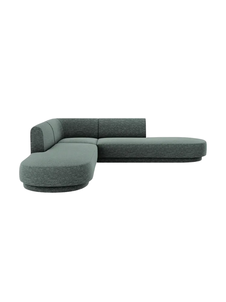 Modulares Design Ecksofa mit Ottomane „Miley“ (5-Sitzer) Chosen by Bloomingloft