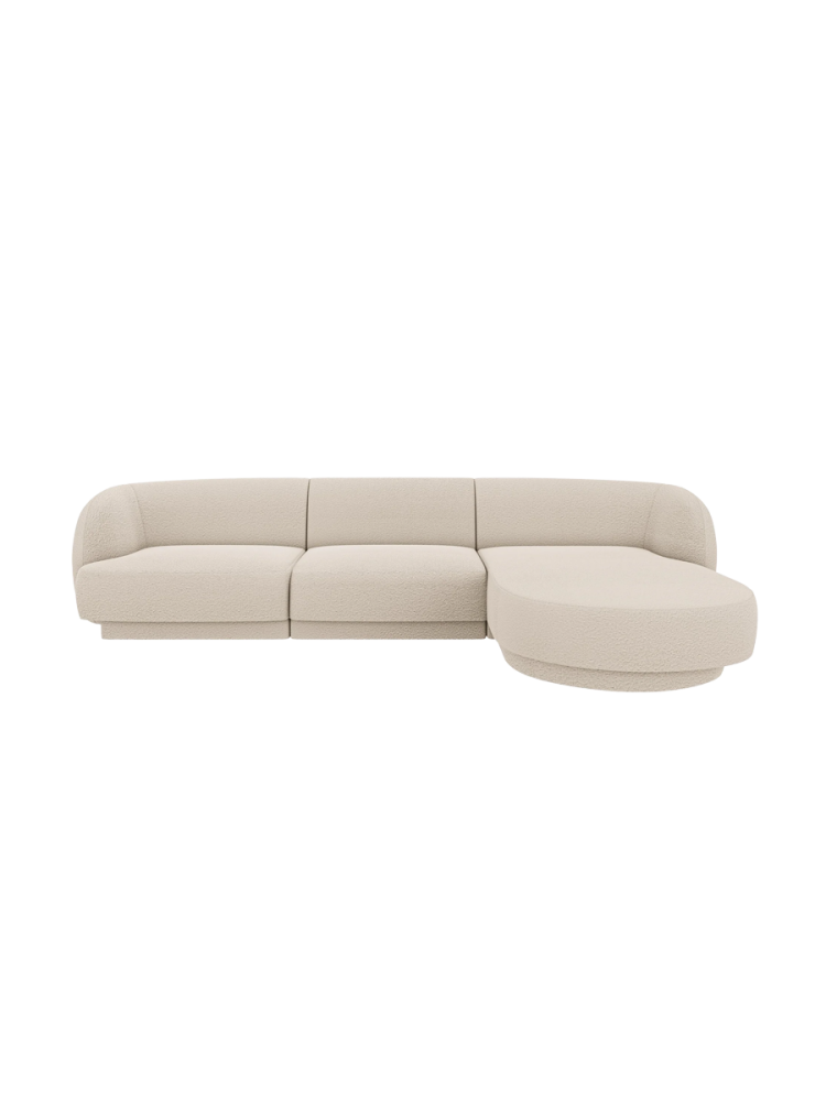 Modulares Design Ecksofa „Miley“ (4-Sitzer) Chosen by Bloomingloft