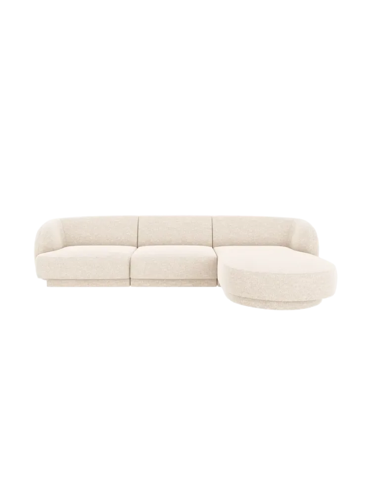 Modulares Design Ecksofa „Miley“ (4-Sitzer) Chosen by Bloomingloft