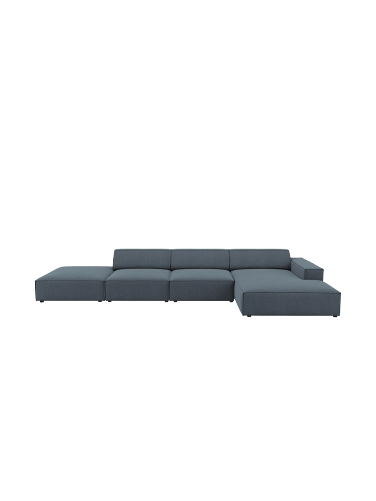 Design Ecksofa „Jodie“ mit abgerundeten Ottomanen (5-Sitzer) Chosen by Bloomingloft